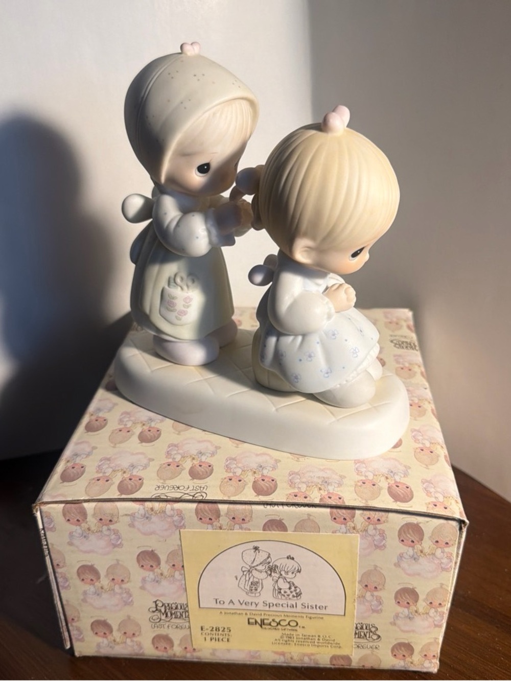 Precious moments to a very special sister